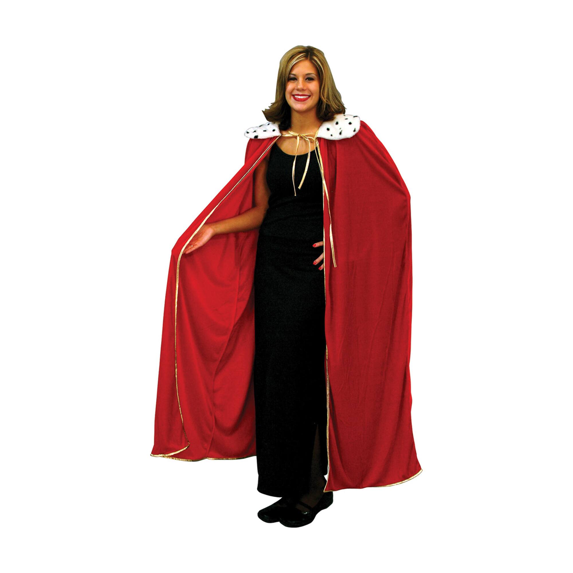 Beistle 4.3ft. Red Adult King or Queen Robe